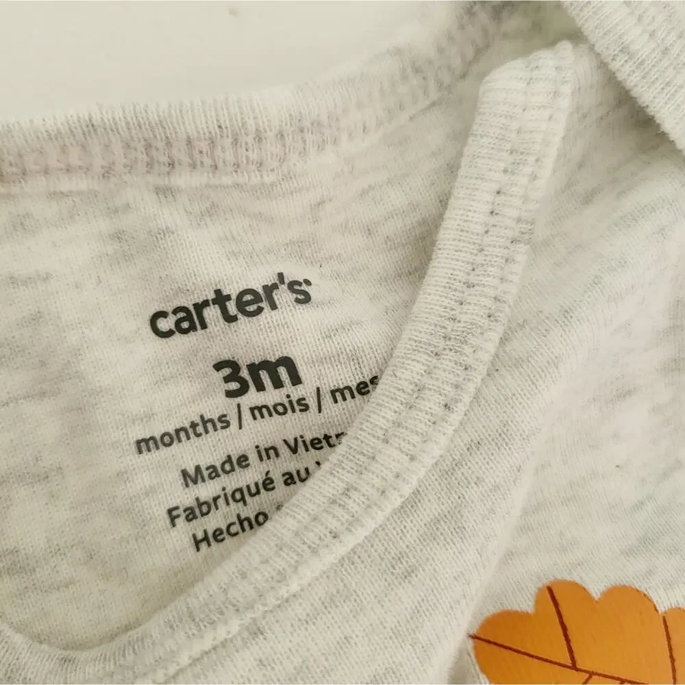 3M New Carter's my first Thanksgiving bodysuit